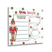 Classic Candyland Dear Santa Dry Erase Board