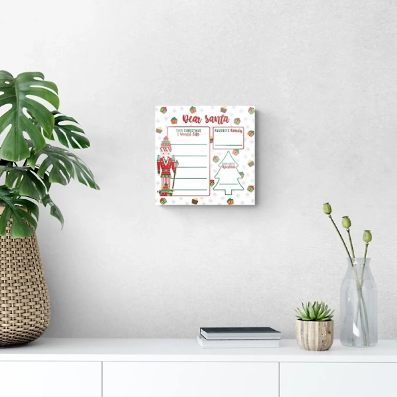 Classic Candyland Dear Santa Dry Erase Board