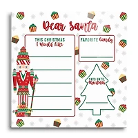 Classic Candyland Dear Santa Dry Erase Board