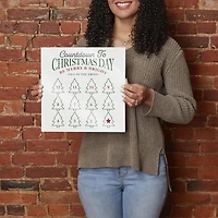 Countdown to Christmas Dry Erase Board, 12x12 in.