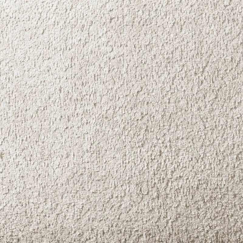 Cream Boucle Barrel Swivel Accent Chair