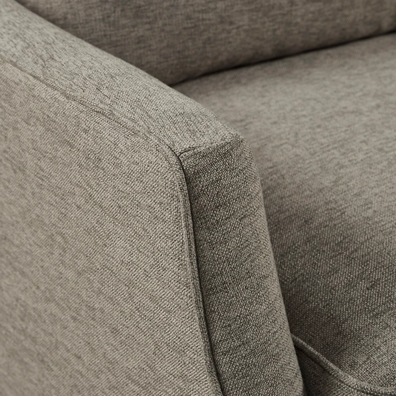 Tan Skirted Swivel Martha Stewart Accent Chair