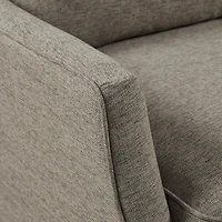 Tan Skirted Swivel Martha Stewart Accent Chair