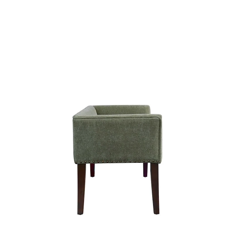 Sage Green Upholstered Antonia Bench