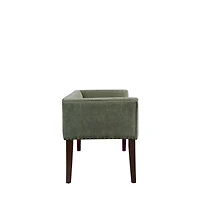 Sage Green Upholstered Antonia Bench