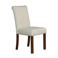 Aubrey Natural Upholstered 2-pc. Dining Chair Set