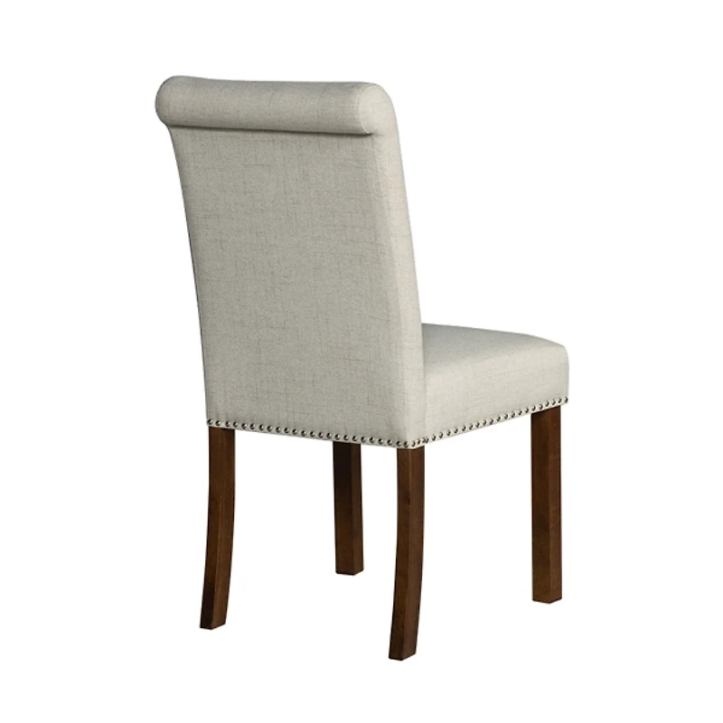 Aubrey Natural Upholstered 2-pc. Dining Chair Set