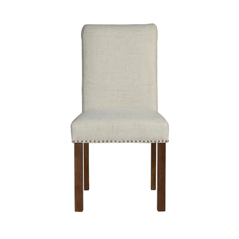 Aubrey Natural Upholstered 2-pc. Dining Chair Set
