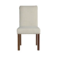 Aubrey Natural Upholstered 2-pc. Dining Chair Set