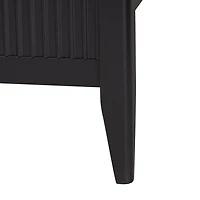 Wood Fluted Headboard Primrose Queen Bed