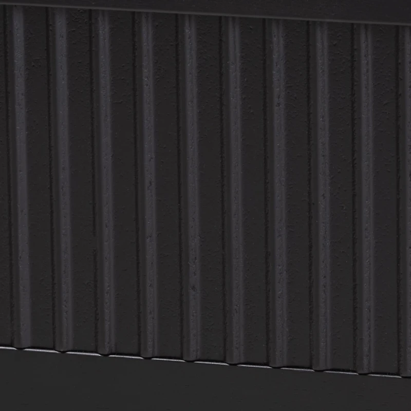 Wood Fluted Headboard Primrose Queen Bed