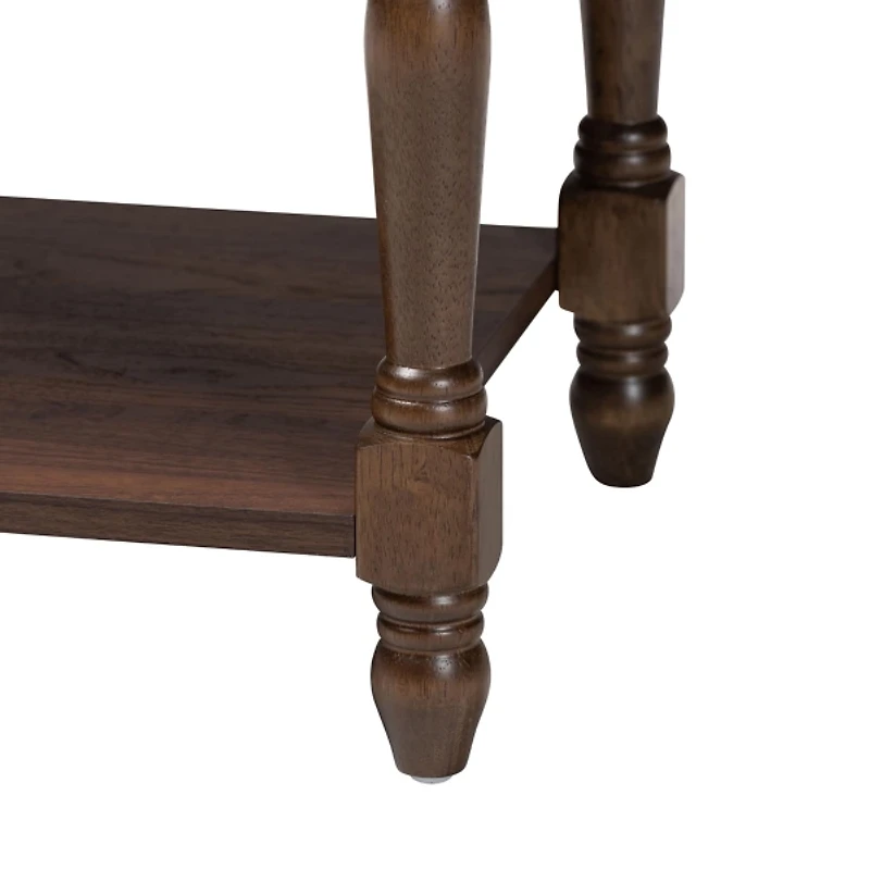 Dark Brown James 1-Drawer Nightstand