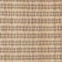 Sun Bleached Braided Rattan Nightstand