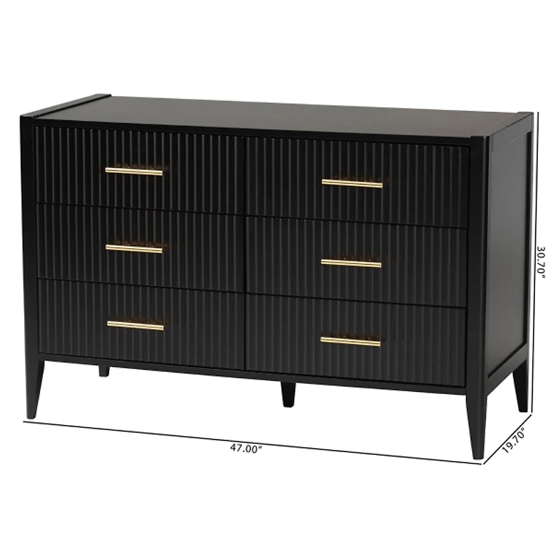 James Black 6-Drawer Dresser