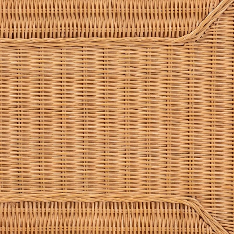 Bohemian Braided Rattan Coffee Table