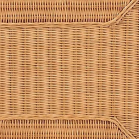Bohemian Braided Rattan Coffee Table
