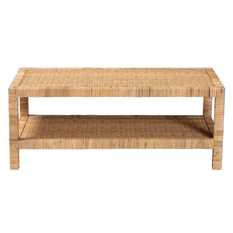 Woven Natural Rattan Bali Coffee Table