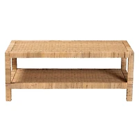 Woven Natural Rattan Bali Coffee Table