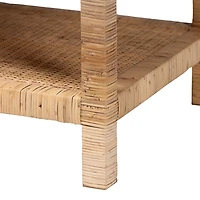 Woven Natural Rattan Bali Coffee Table