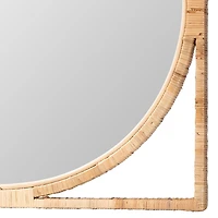 Bayan Natural Rattan Wall Mirror