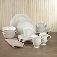 Lenox White French Perle 16-pc. Dinnerware Set