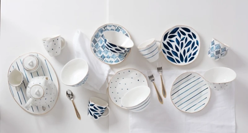 Lenox Blue Bay 12-pc. Dessert Dinnerware Set