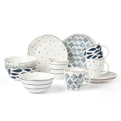 Lenox Blue Bay 12-pc. Dessert Dinnerware Set