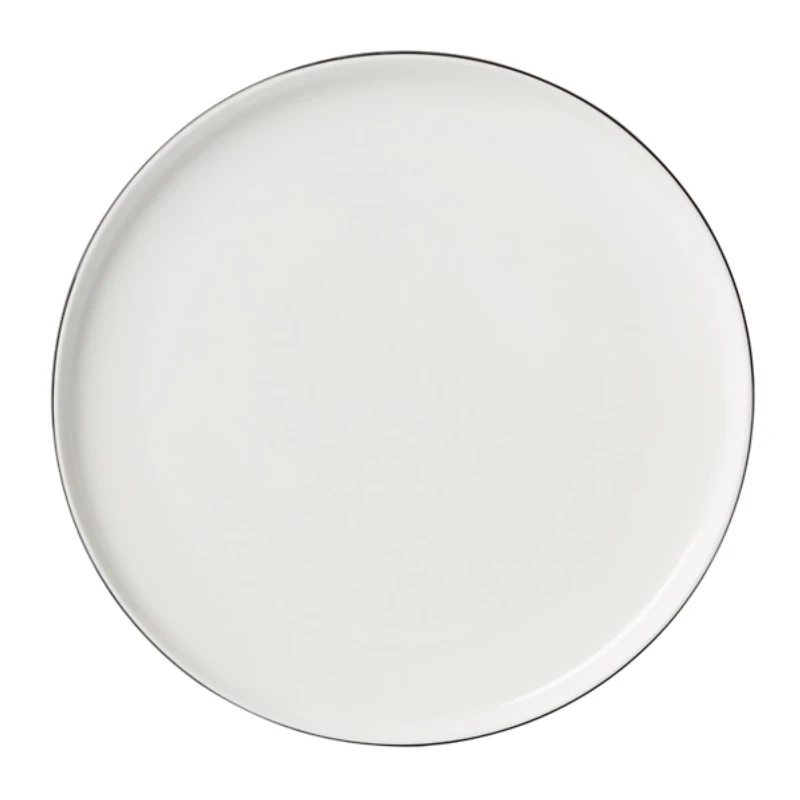 24 Seven Black Rim 12-pc. Dinnerware Set