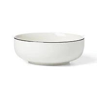 24 Seven Black Rim 12-pc. Dinnerware Set