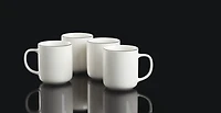 24 Seven Black Rim 4-pc. Mug Set