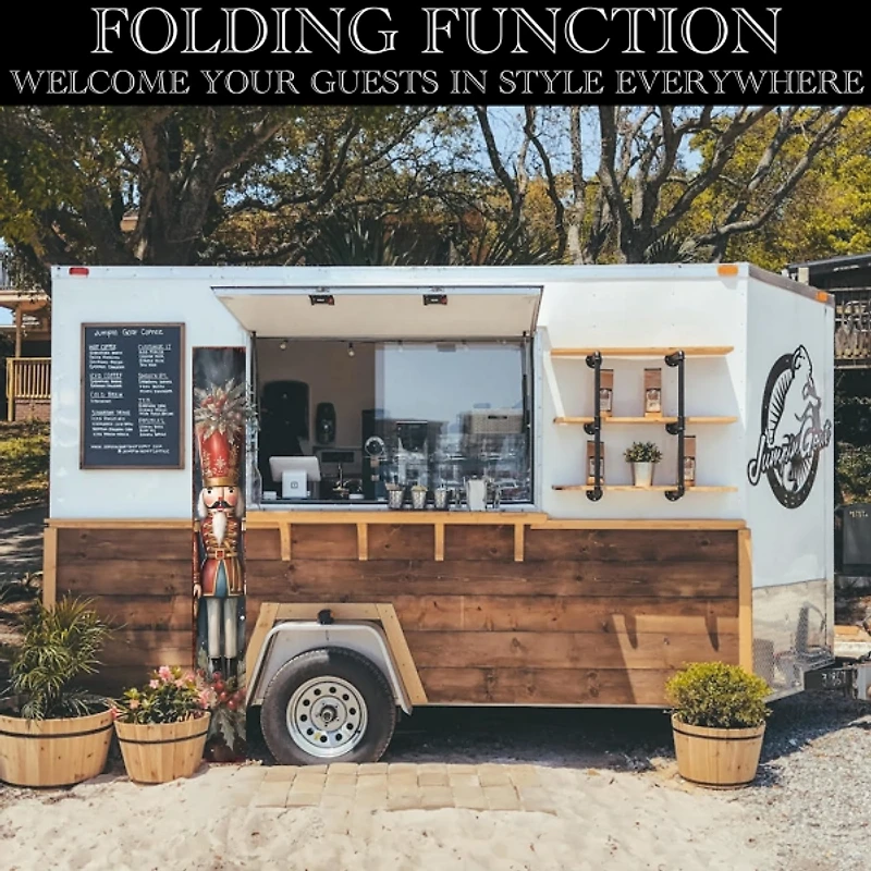 Holly Nutcracker Solider Porch Board