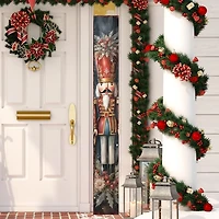 Holly Nutcracker Solider Porch Board