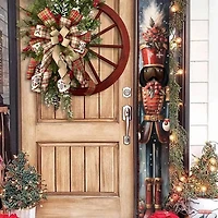 Jolly Nutcracker Solider Porch Board