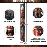 Jolly Nutcracker Solider Porch Board