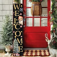 Welcome Santa Christmas Porch Board, 48 in.