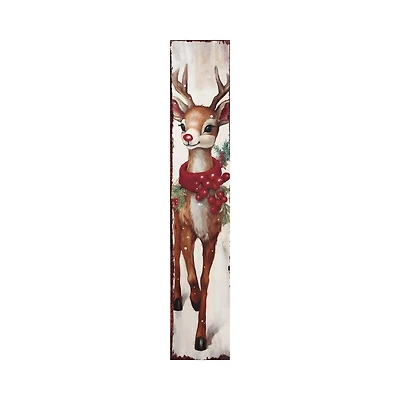 Vintage Rudolph Christmas Porch Board