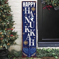 Happy Hanukkah Porch Board