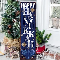 Happy Hanukkah Porch Board