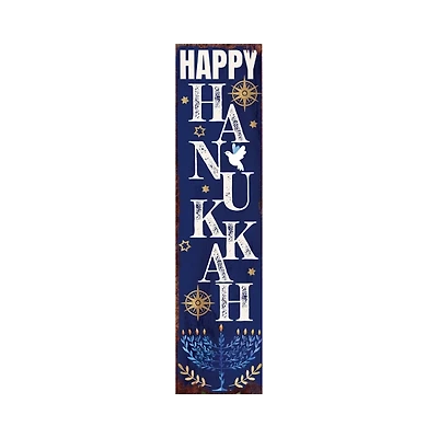 Happy Hanukkah Porch Board