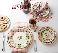 Lenox Holiday Plaid Mugs, Set of 4