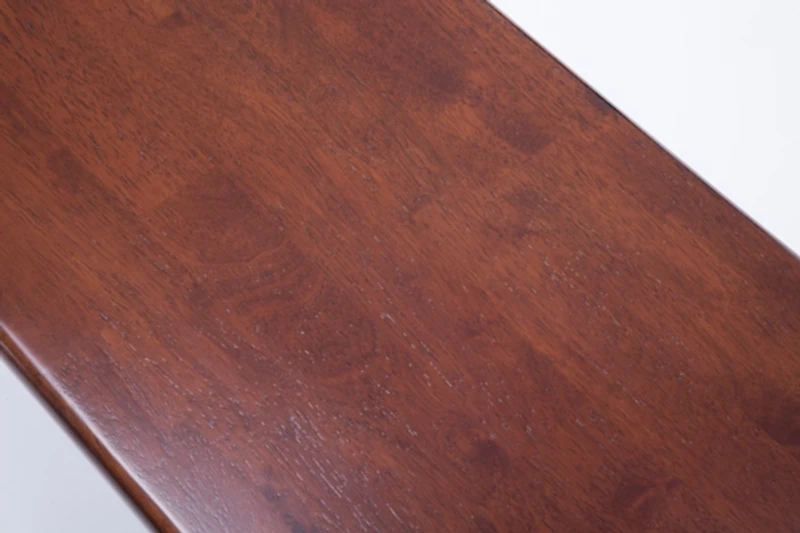 Cherry & Black Wood Blooming Dining Bench