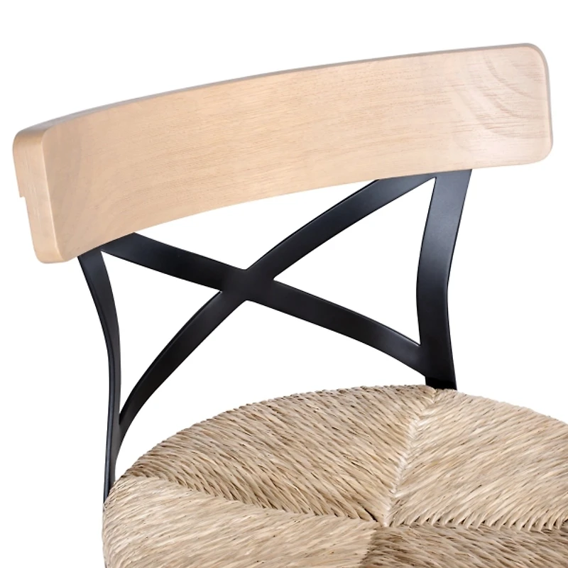 Blonde Oak Myrtle Swivel Counter Stool