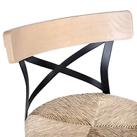 Blonde Oak Myrtle Swivel Counter Stool