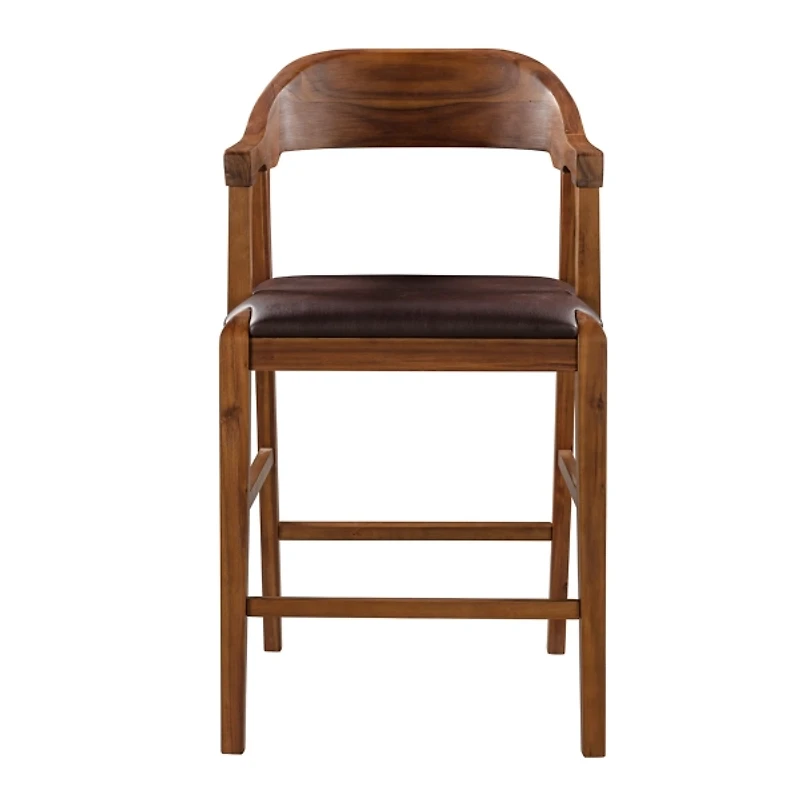 Chestnut Wire-Brush Rasmus Counter Stool