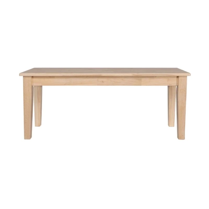 Blonde Oak Wood Shaker Dining Bench