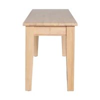 Blonde Oak Wood Shaker Dining Bench