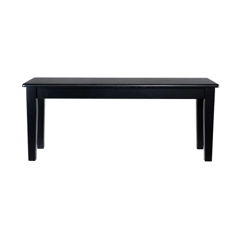 Black Shaker Dining Bench