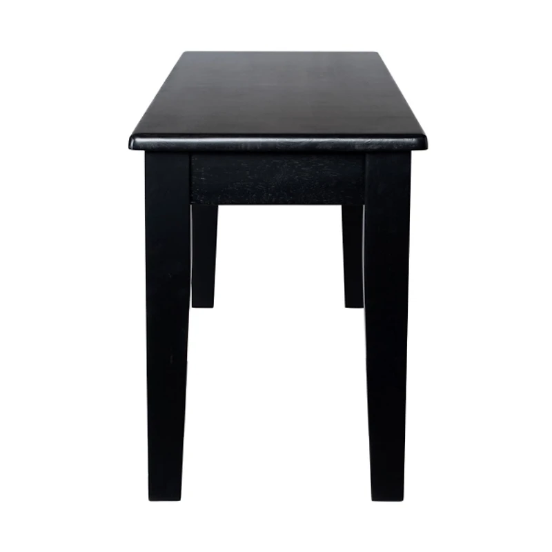 Black Shaker Dining Bench