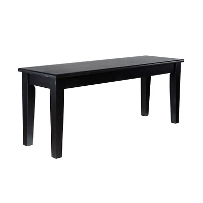 Black Shaker Dining Bench
