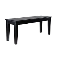Black Shaker Dining Bench